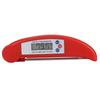 Rotes Klapp-Lebensmittelthermometer Tragbares Hochgenaues LCD Digitales Kochtemperaturmessgerät