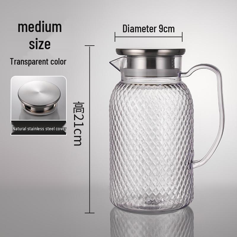 High-Temp Resistant Acrylic Juice Jug – Plastic Fruit Juice Pitcher for Bar, KTV, Restaurant, Cold Water or Fruit Tea.