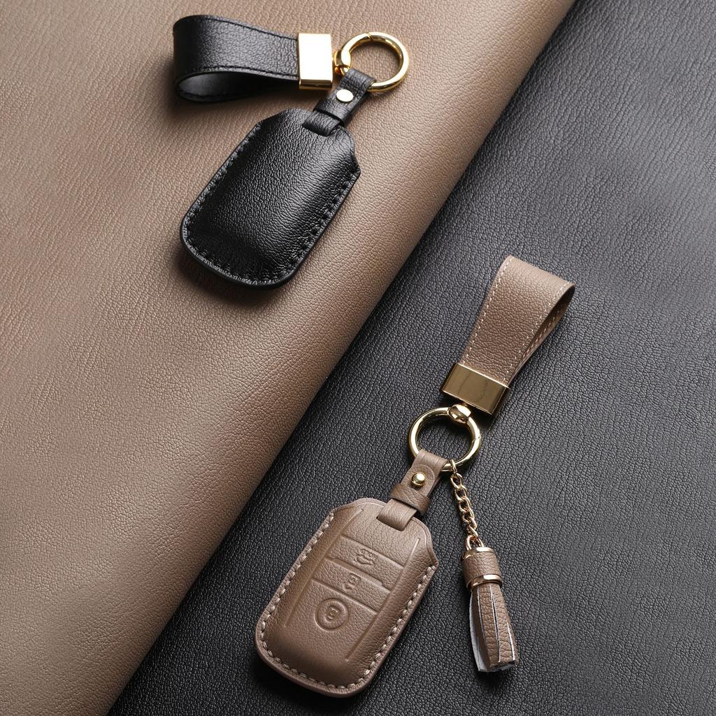 Suitable For Kia K3 Car Key Cover K4 Smart Run Kx3 Shell Cross Sorento K5 Leather Buckle