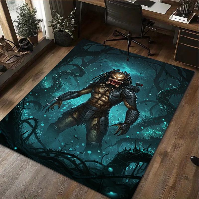 1 Stück Der Predator Druckteppich - Heimdekoration Teppich Für Wohnzimmer Schlafzimmer Bodenbelag Computerstuhl Bereichsteppich