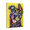 Diy Colorful Dog Oil Painting On Canvas For Home Office Wall Decoration