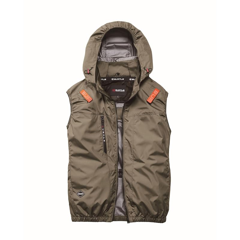 BURTLE Aircraft Vest (Unisex) Spring/Summer Khaki AC2094 23 L
