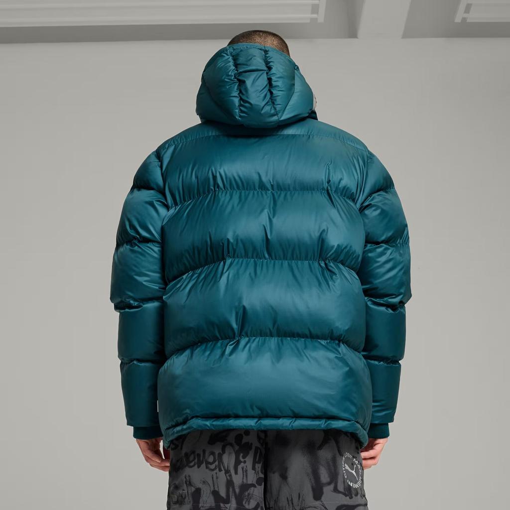 Puma X LMC Co-branded MMQ Pertex Men's Retro Warm Jacket Cold Green