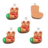 DIY Cartoon Christmas Resin Ornaments: Santa, Snowman & Reindeer Charms