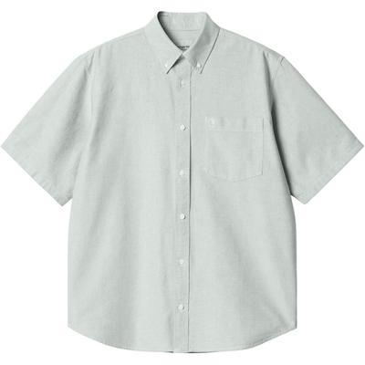 SS24 S/S Braxton Shirt Solid Color Loose Fit Short Sleeve Shirt With Front Pocket Unisex Shirts Park-Green I031454-25H-XX
