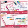 Dual-Line High-Value Colorful Marker Pen for Students and Kids, Pearlescent Highlighter