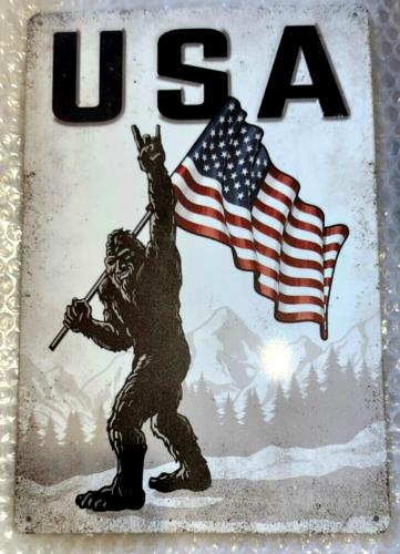 FUN TIN SIGNS Replica Vintage Metal Sign SASQUATCH BIGFOOT Lot Aluminumtin sign