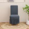 2025 New Chair Cover Universal Thickened Dining Chair Cover Hotel Non-slip Skirt Chair Cushion Cover Household