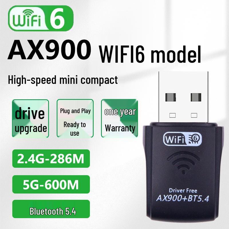 Wi-Fi 7 Tri-Band USB Wireless Network Adapter for Desktop & Laptop - No Driver Needed, Ideal for Gaming