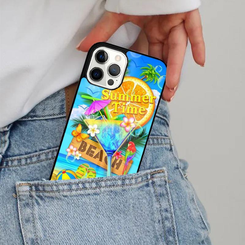 

Hello Cool Summer Beach Sea Phone Case Magesafe Magnetic Wireless Cover For iPhone 17 Air 16 16e 11 12 13 14 15 Pro Max Plus iPhone 17