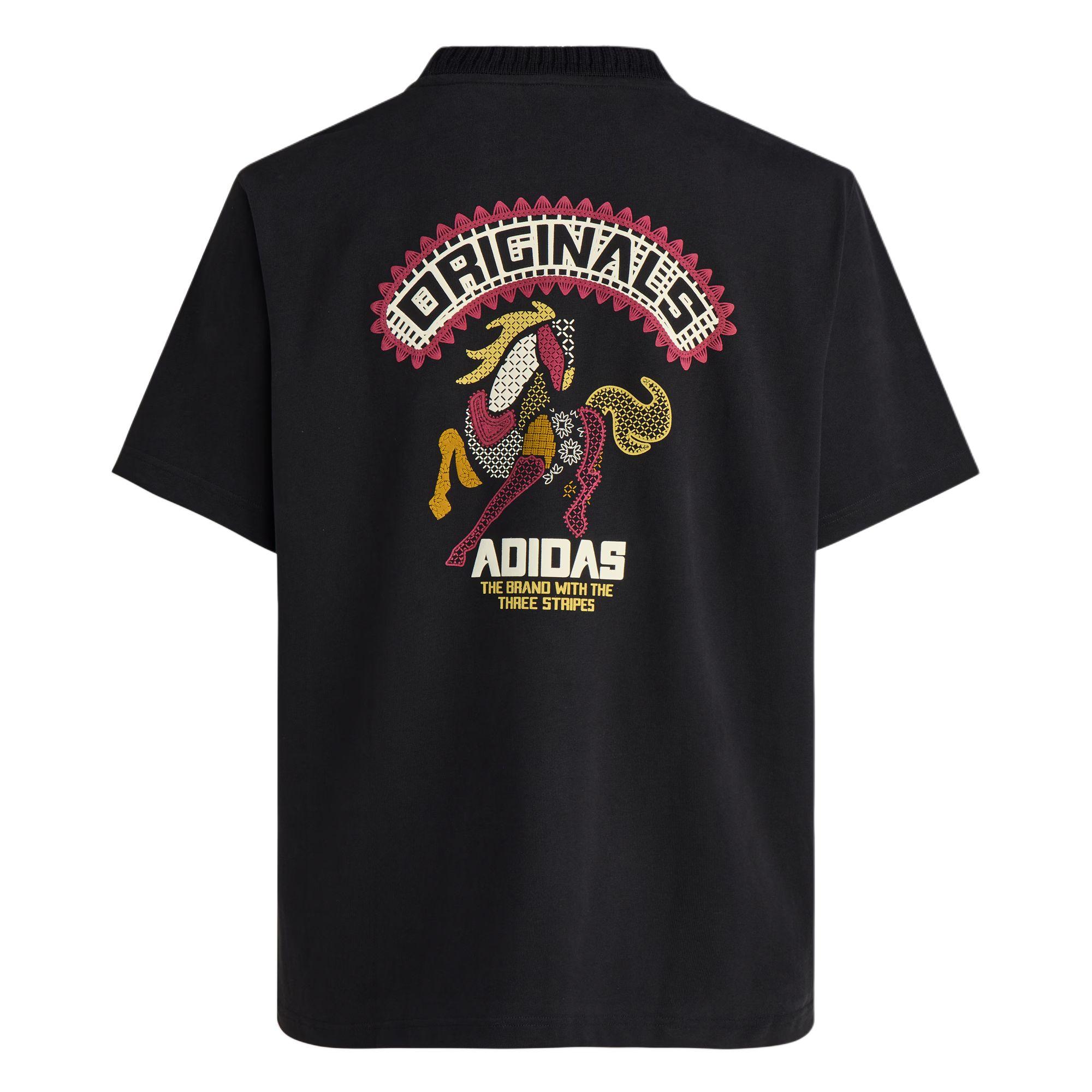 

Adidas Originals FW25 CNY Футболка Издание к Новому году Спортивная Свободная Круглый вырез Короткий рукав Футболка Унисекс Топы KT0714 S