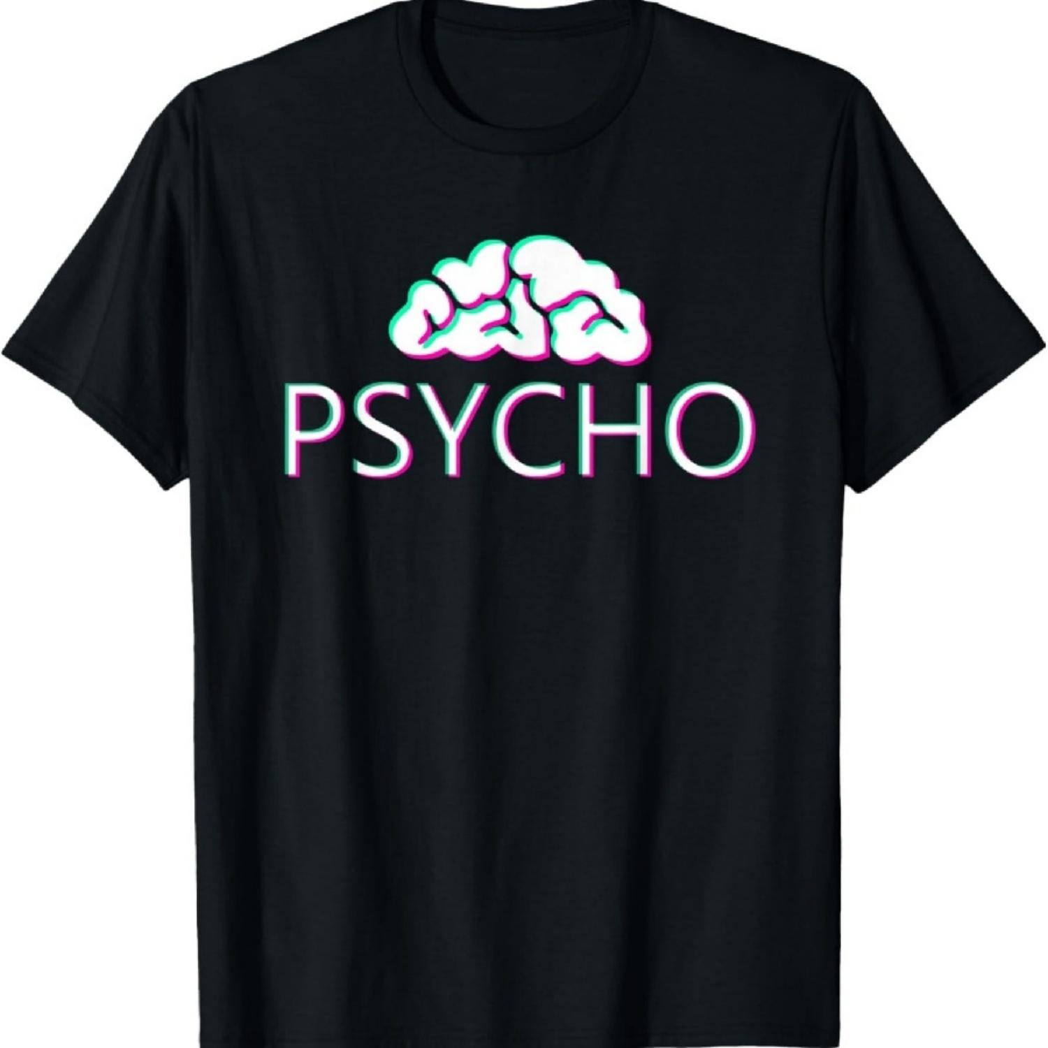 Псих с мозгами - Психоделическая футболка психолога S