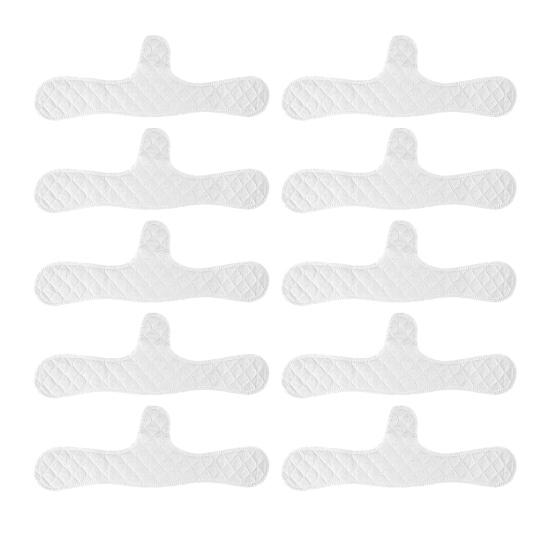 DYS 1/5/10 Pezzi Fodere per Reggiseno in Cotone per Assorbimento del Sudore, Cuscinetti Lavabili Sotto il Seno, Assorbitori di Umidità Riutilizzabili per Seno, Articoli per Sudorazione Donna