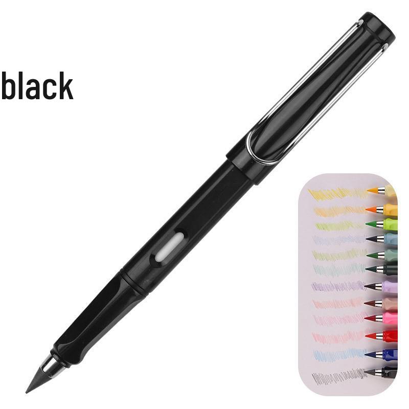 Eternal Pencil Set: 12 Vivid Colors, Unbreakable, No Sharpening Needed, Ideal for Students & Sketching