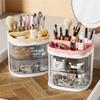 Acrylic Desk Organizer Portable Makeup Brush Storage Box Pencil Case  Home Office School