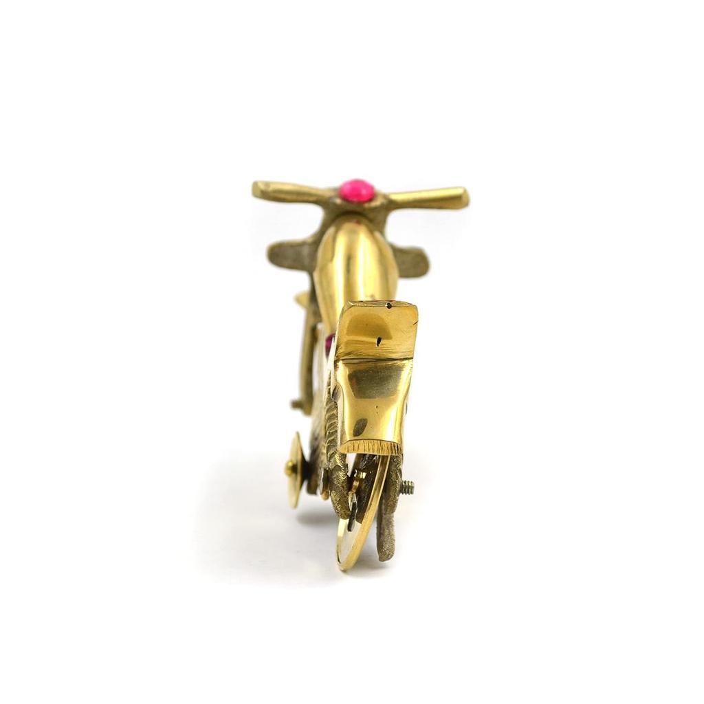 Amazon Brand - Umi Brass Bullet Bike Motorcycle Showpiece Miniature for Tabletop
