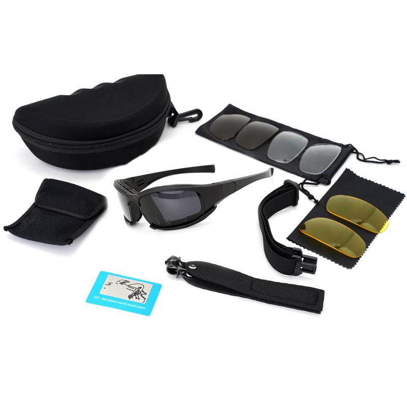 Glasses Tactical Goggles Outdoor Anti-Impact Cycling Indoor CS Explosion-proof Anti-Impact Glasses Night Vision Windproof