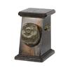Pomeranian dog, Pom Dog, Dwarf Spitz - urn for dog ashes, elegant urn with a statue, commemorative urn with a bust of a dog by Art-Dog brand