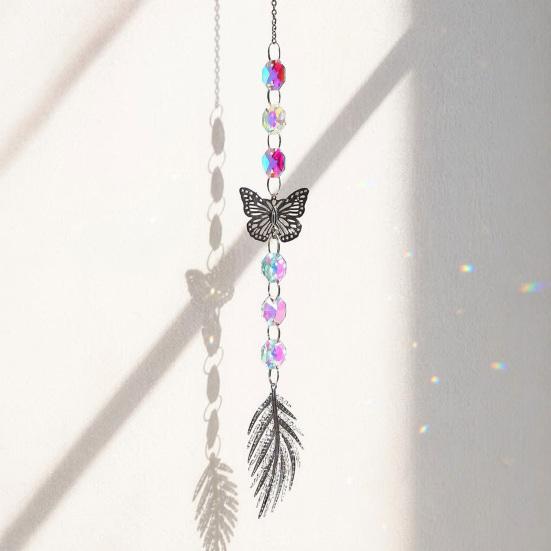Colorful Crystal Suncatcher Hanging Sun Catcher for Windows Healing Crystal Decor for Home