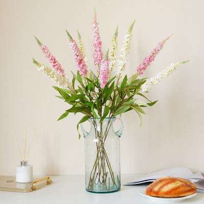 Lavande artificielle à tige unique, facile d'entretien, ne se décolore pas, Arrangement floral, fausse fleur en soie pour décoration de mariage à domicile
