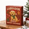 2025 Dog Advent Calendar 24 Days Cute Dog Ornaments Labrador German Shepherd Christmas Countdown Calendar Collectible Holiday Gift for Dog Lovers