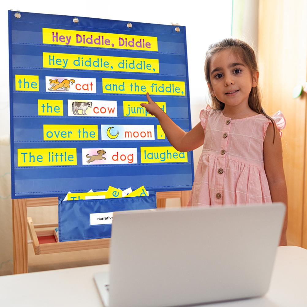 Kieszonkowy kalendarz do klasy, wielofunkcyjny wiszący organizer kieszonkowy do klasy, domu, nauczania domowego