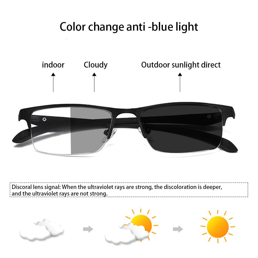 Men Myopia Eyeglasses Frames Women Polarized Sunglasses Photochromic Eyewear Transparent Lenses