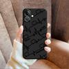 Case for iPhone 7 8 XS Max 17Air 13 12 11 17 Pro Max 15 16 14 Plus XR Black Soft Phone Cover Heart Art