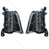 1Set For Toyota Hiace Commuter 2019 2020 2025 Car Front Bumper Fog Lamp Daytime Running Drive Light Foglight LED Halogen