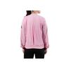 Adidas Logo Casual Sports Zip Long Sleeve Jacket Women Jacket Pink DY8615