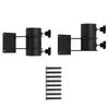 2pcs Outdoor Umbrella Base Bracket for Deck Railing Balcony Patio Shade Parasol Clamp Holder