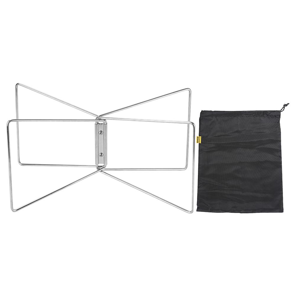 Aluminum Alloy Box Stand with Storage Bag Outdoor Organizer Box Holder Outdoor Storage Box Shelf for Outdoor Picnic Fishing