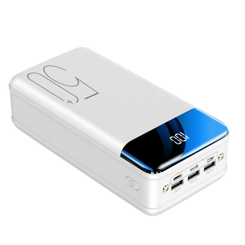 50000mAh High-Capacity Power Bank with Digital Display—Never Worry About Running Out of Power Again When You're On the Go