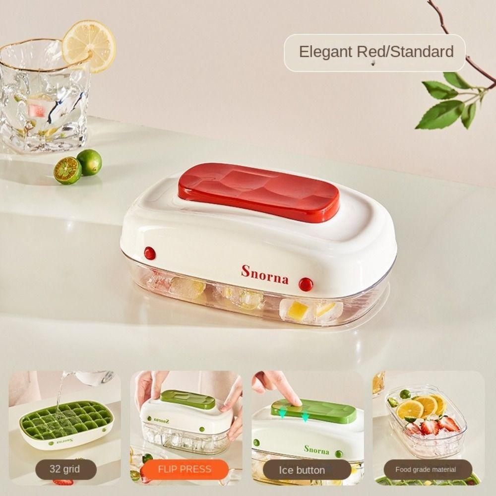 Quick Freezing Ice Storage Box Easy Release Ice Maker Mold Ice Cube Tray Mold Household