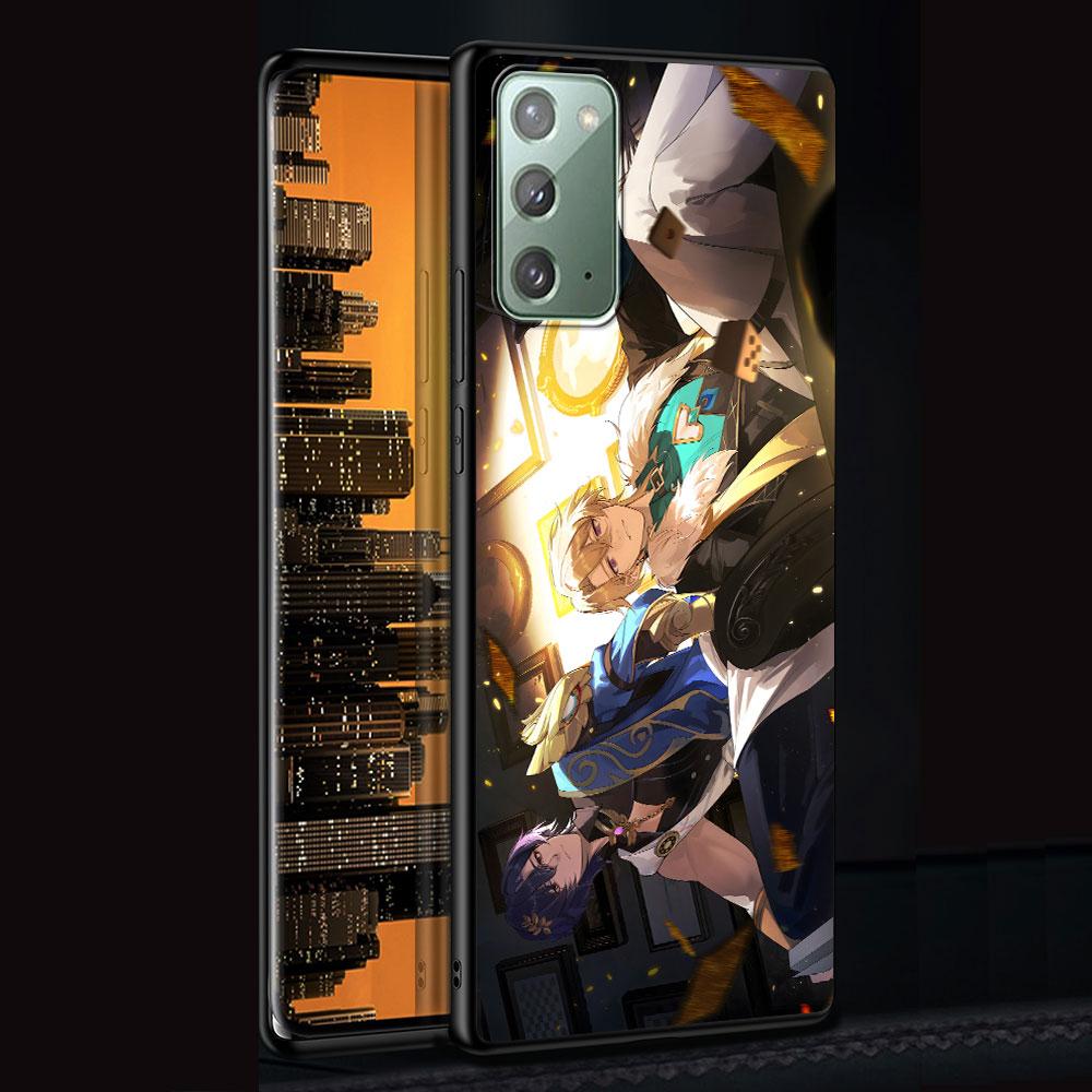 Блестящий чехол Black Swan Star Rail для Samsung Galaxy Note 20 Ultra 8 10 Lite 9, чехол из ТПУ для телефона Note 10 Plus, черный мягкий корпус Samsung Note20 Ultra