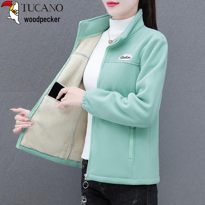 

Женская термофлисовая куртка Woodpecker на осень/зиму 4XL