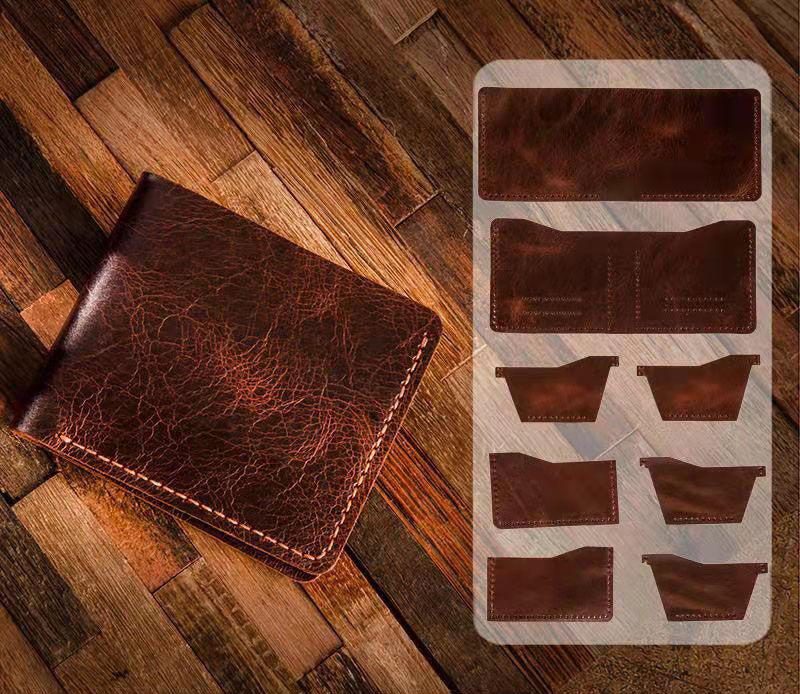 

Ретро кошелек Кошелек из кожи Crazy horse постепенный переход двухцветный персонализированный кошелек для мелочи поколение коричневый