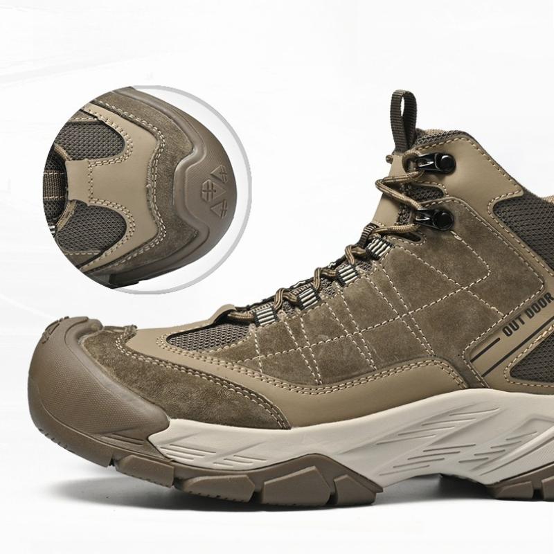 Comfortable Men's Sneakers Hiking Boots Casual Shoes Daily Walking Travel Shoes Fashionable Treking Footwear Lightweight Mesh Shoes