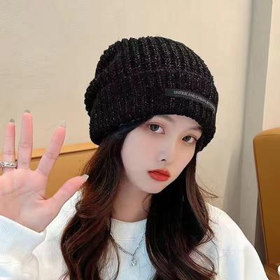 Nowa zimowa Harajuku Y2k czapki czapka z dzianiny moda damska ciepłe grube Gorro mężczyźni Hip Hop Skullcap Vintage unisex czapka podstawowa