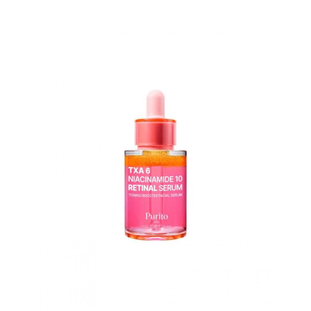 Purito Seoul [16 Cura Tripla Attiva delle Macchie] Acido Tranexamico 6 Niacinamide 10 Retinal Siero 30ml