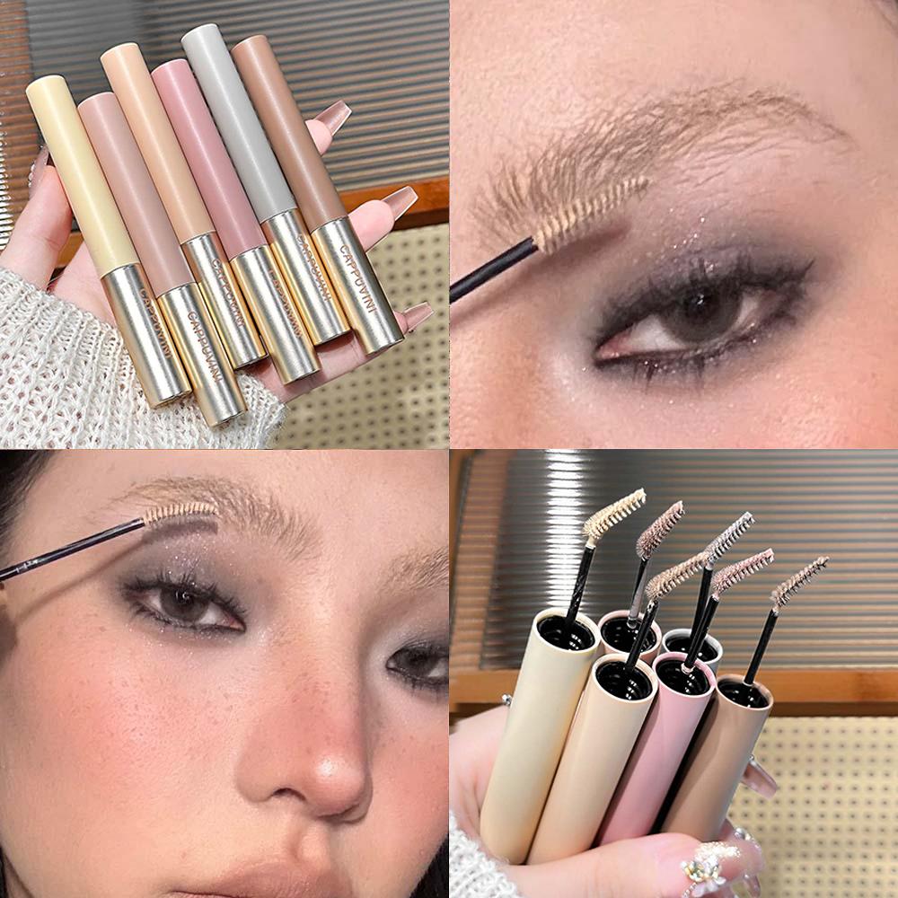Mist Velvet Eyebrow Dye Cream Long Lasting Pink Brown Eyebrow Mascara Tint Sweatproof Wild Brow Enhancer Cream Cosmetics