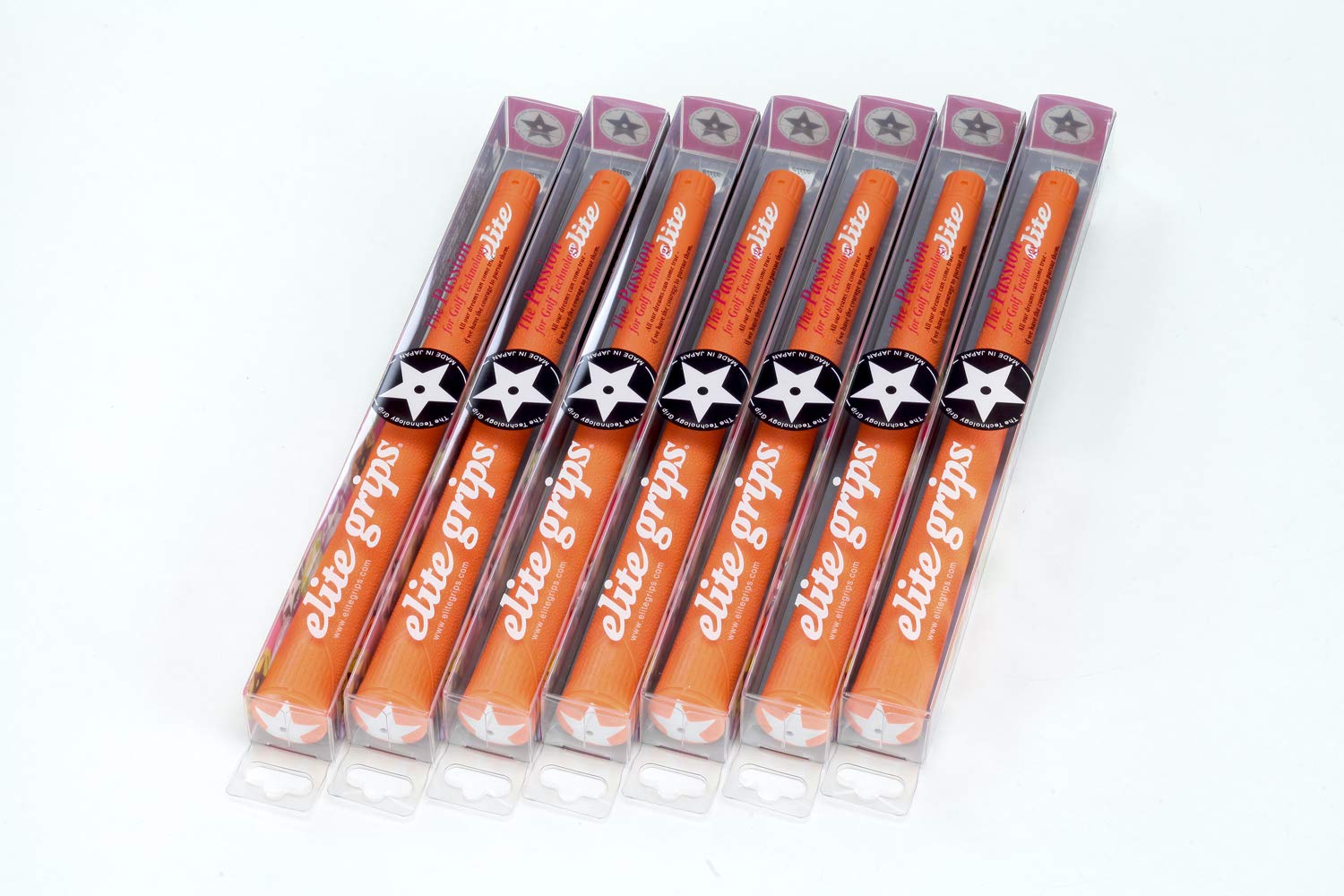 

elitegrips Гольф Грипсы A50 STAR набор Дикий Оранжевый Без Задней Линии 7 штук