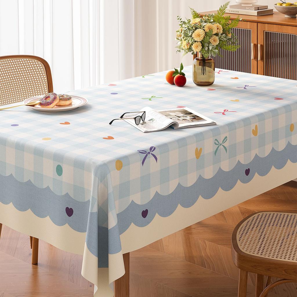 Thickened, Fresh, Scratch-resistant, Waterproof, Stain-resistant, Wear-resistant, Compliant and Drapey Tablecloth