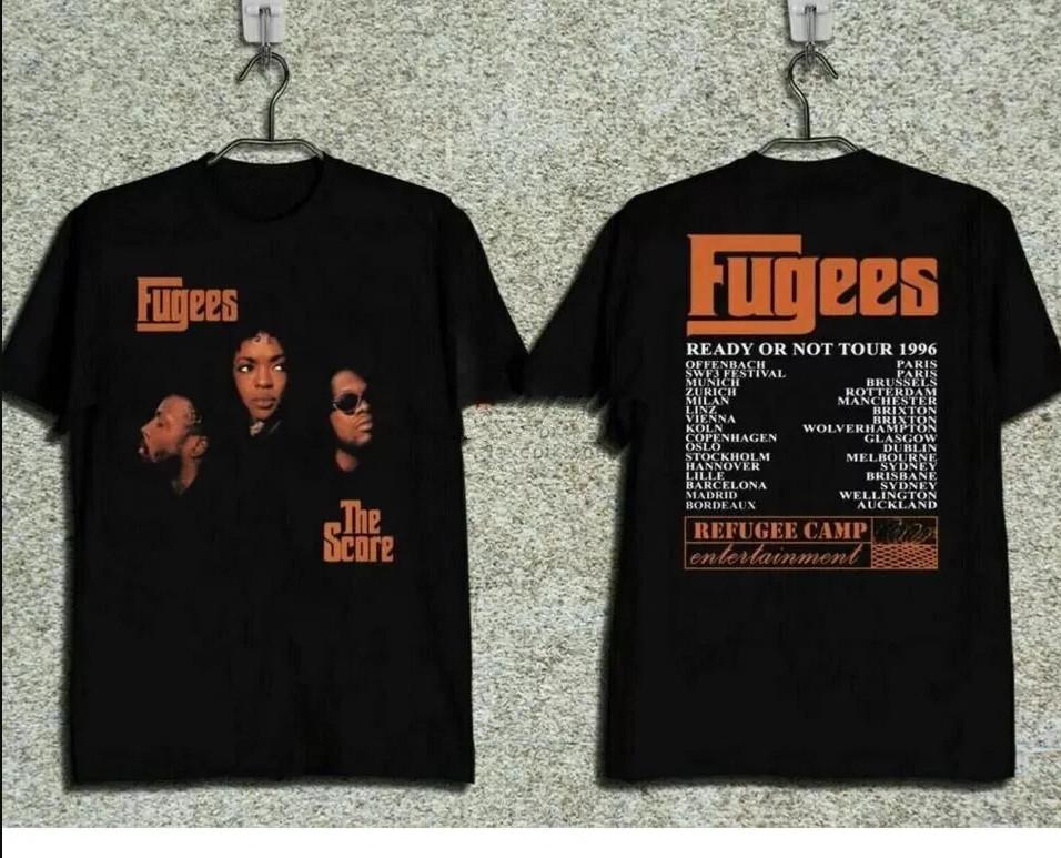 Vintage 1996 Fugees The Score Ready Or Not Concert Tour T-shirt, Size S-4XL