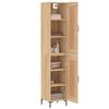 Maison Exclusive - Buffet haut Chêne sonoma 34,5x34x180 cm Bois d'ingénierie