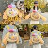 Cookieann Transparent Cute Design Plush Backpack Bow Decoration For Use Daily