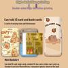 Student Cartoon Lanyard ID & Card Holder for Bus, Subway, Water, and Work Badge