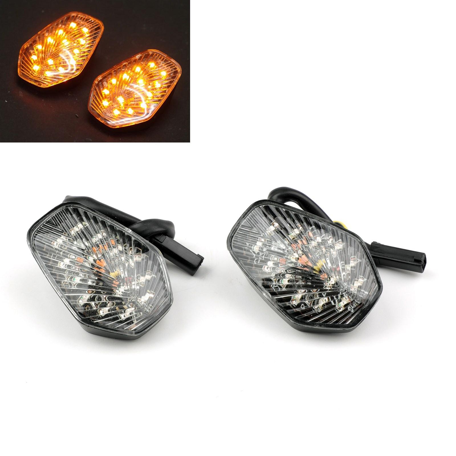 

Turn Signals For Suzuki GSXR 600 GSXR750 GSX-R1000 Flush Mount Clear