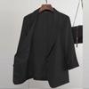 ZANZEA Women Casual Notched Lapel 3/4 Sleeve Loose Cardigan Thin Outwear
