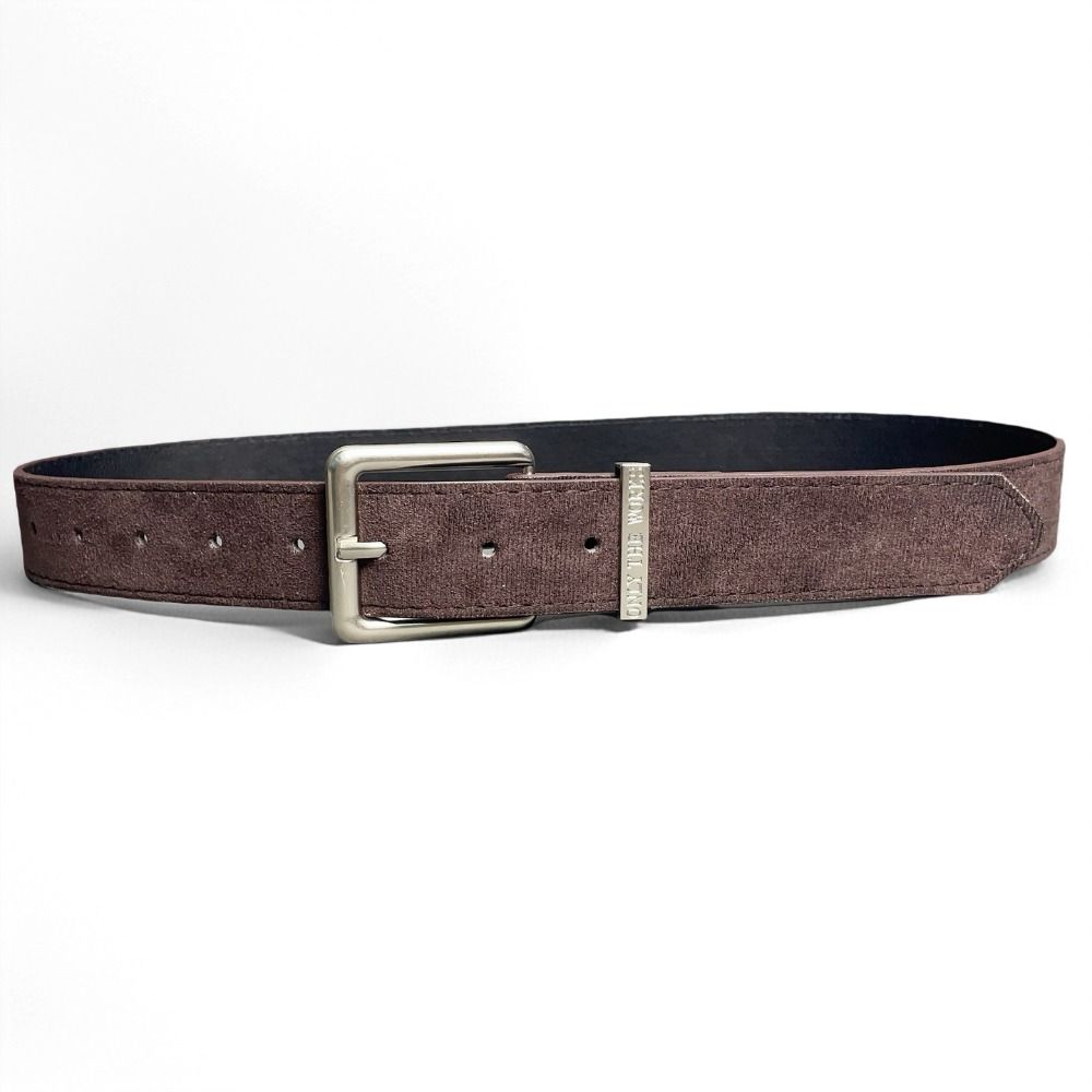 Luxury Design Suede Leather Belt Pin buckle Waistband Fashion Business Waist Belt  For Women